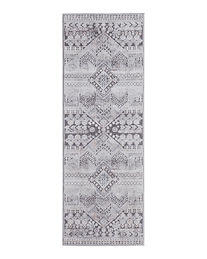 Feizy Francisco 39gdf Runner Area Rug, 2'10 X 8' In Ivory Charcoal