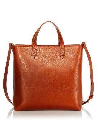 MADEWELL The sold Transport Leather Tote in Cocoa Brown