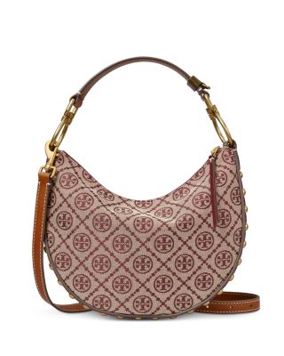 Tory Burch Women's Classic Large Monogram Oblong in Classic Monogram Brown, One Size