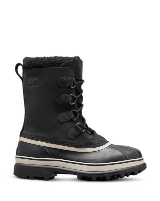 Men's Caribou Waterproof Nubuck Leather Cold-Weather Boots