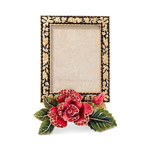 Jay Strongwater Night Bloom Rose Frame, 3 X 4 In Multi