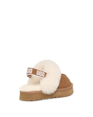 Girls&#39; Funkette Shearling Slingback Slippers - Toddler, Little Kid, Big Kid