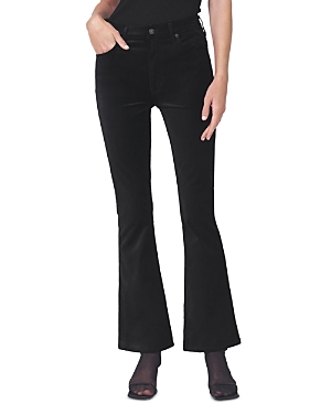 Citizen Of Humanity Lilah High Rise Bootcut Jeans In Bluefin In Black