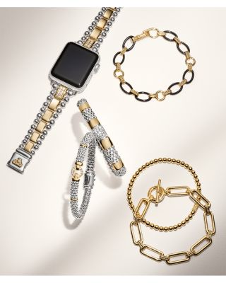 Caviar Gold Collection 18K Gold Beaded Bracelet, 4mm