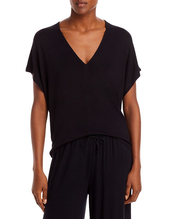 Vince V-Neck Popover Tee - 100% Exclusive | Bloomingdale's