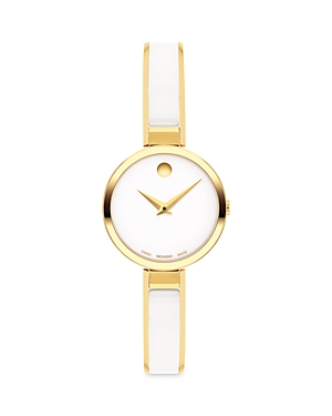 Shop Movado Moda Watch, 24mm In White