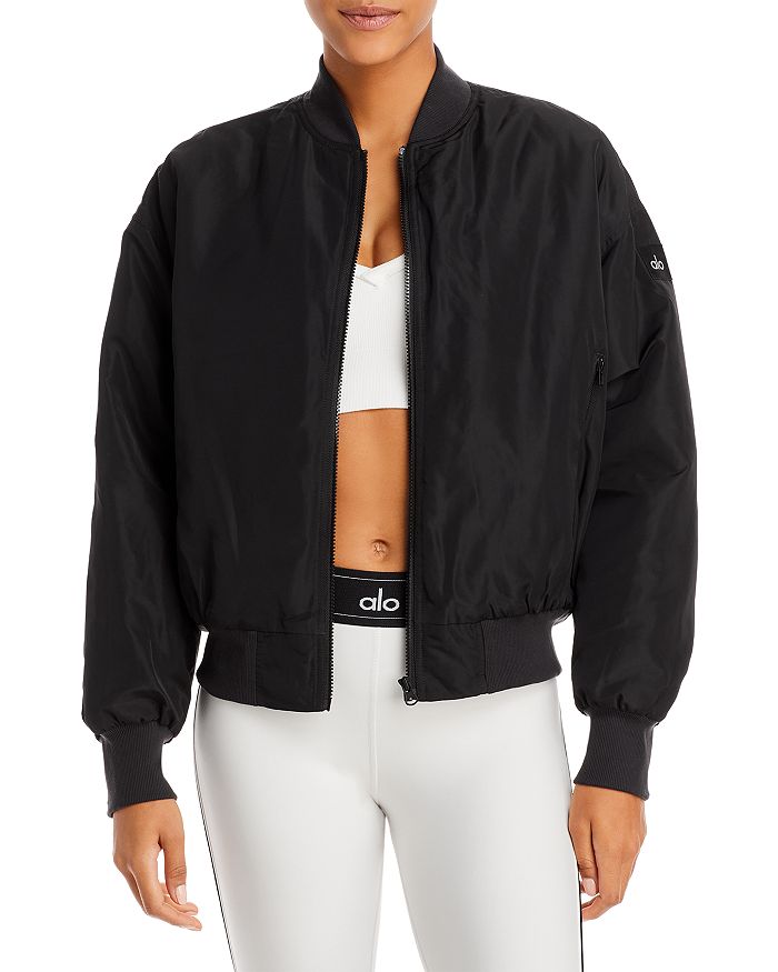 Alo Yoga Faux Fur Lined Urbanite Bomber Jacket | Bloomingdale's