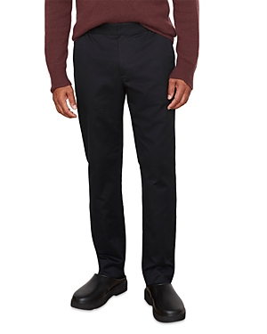 Vince Cotton Straight Slim Fit Pants In Black