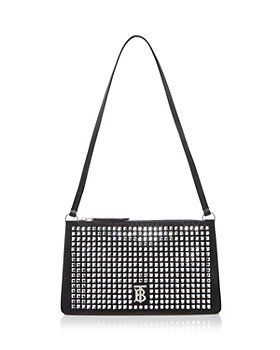 Burberry - TB Hotfix Studded Crystal Suede Pouch Shoulder Bag