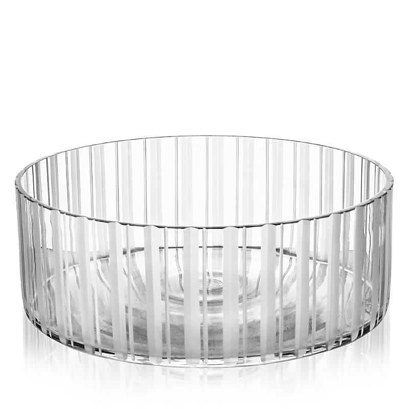 Orrefors Cut In Number Stripes Bowl