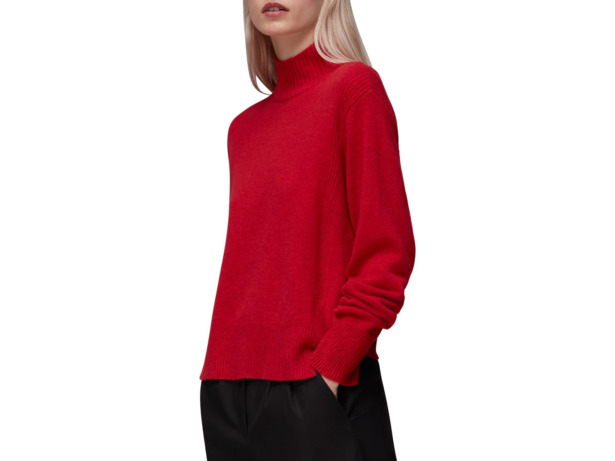 Ferne Wool Funnel Neck Sweater — Image 3