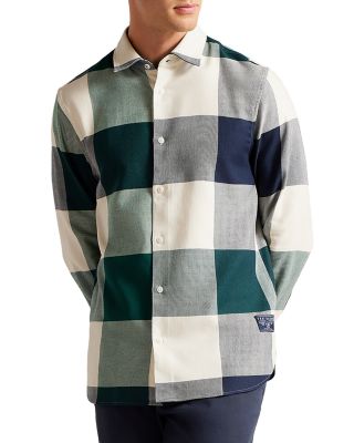 Ted Baker Notley Large Scale Check Shirt | Bloomingdale's