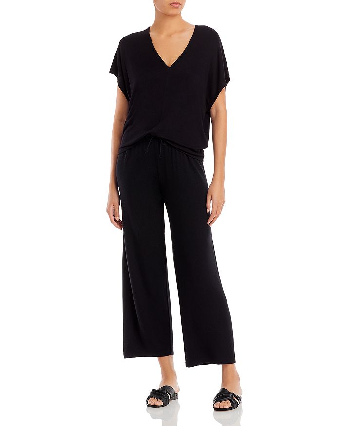 Vince V-Neck Popover Tee & Lounge Pants - 100% Exclusives | Bloomingdale's