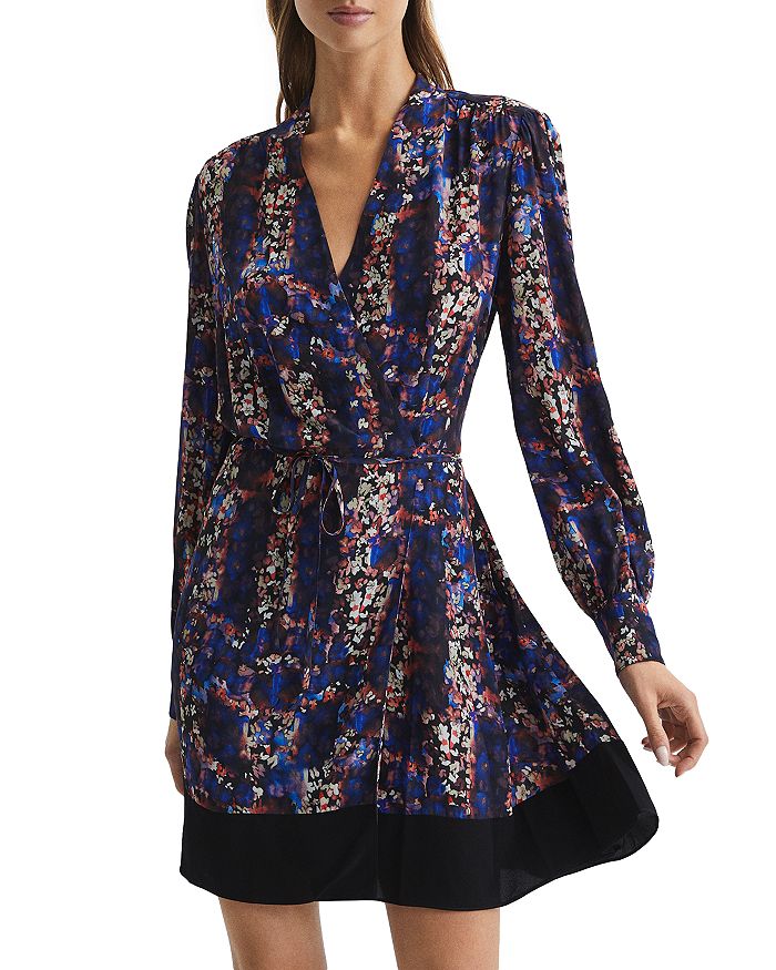 Reiss ditsy printed mini dress hotsell