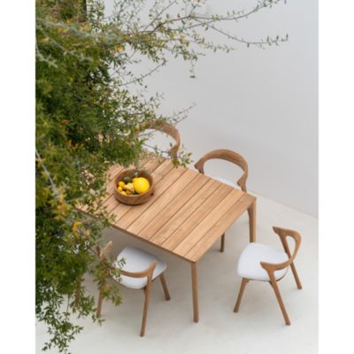 Teak Bok Outdoor Dining Table, Large - 118&amp;quot;