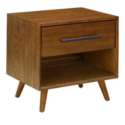 Emery Pecan Nightstand in Walnut