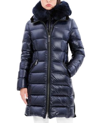 Dawn Levy Kat Shearling Trim Down Puffer Coat Bloomingdale s