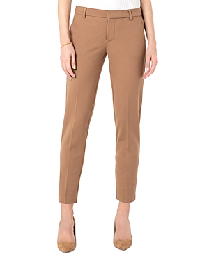Liverpool Los Angeles Kelsey Knit Trousers In Animal Print