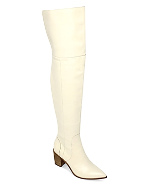 CHARLES DAVID WOMEN'S ELDA POINTED TOE OVER THE KNEE BOOTS