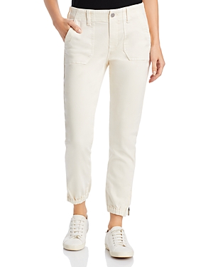 Paige Mayslie Low-rise Joggers In Quartz Sand