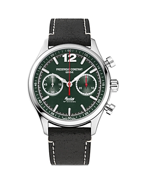 Frederique Constant Vintage Ralley Healey Chronograph, 42mm In Green/black