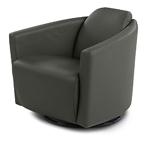 Nicoletti Hollister Swivel Chair - 100% Exclusive In Bull 364 Iron