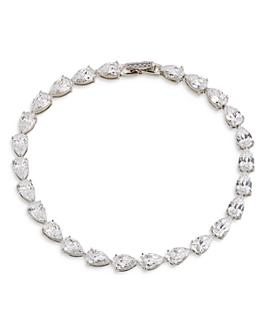Nadri Shine On Chasing Line Bracelet In Silver