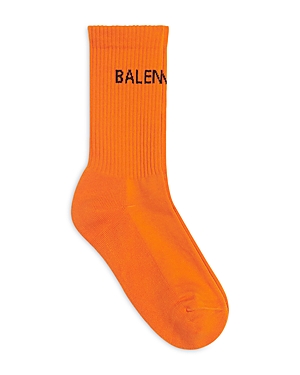 Balenciaga Men's Orange Tennis Socks