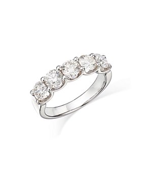 Bloomingdale's - Diamond Five Stone Band in 14K White Gold, 2.0 ct. t.w. - 100% Exclusive