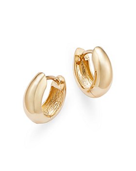 Bloomingdale's - 14K Yellow Gold Polished Huggie Hoop Earrings - 100% Exclusive