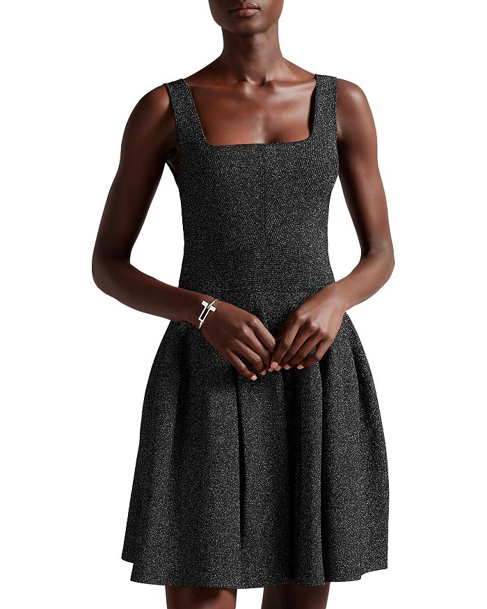Ted baker metallic dress on sale