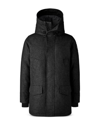 Langford Hooded Wool Blend Down Parka