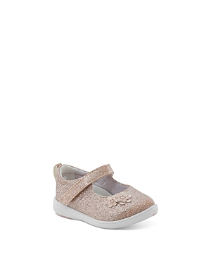 Shop Stride Rite Girls' Holly Mary Jane Flats - Baby, Toddler In Rose Gold