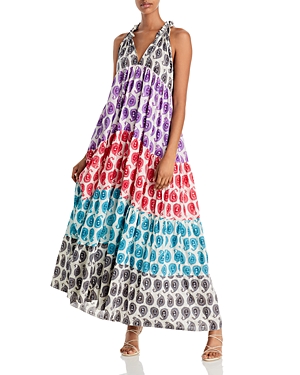Charina Sarte Philippine Maxi Dress In Multi Color Paisley | ModeSens