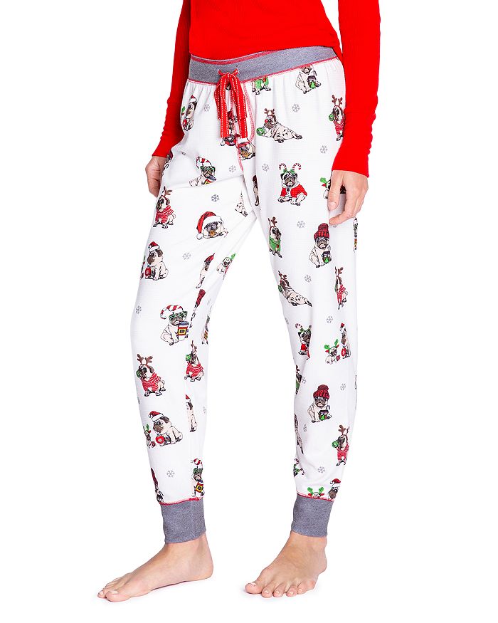 PJ Salvage Merry Puggin Christmas Pajama Pants | Bloomingdale's