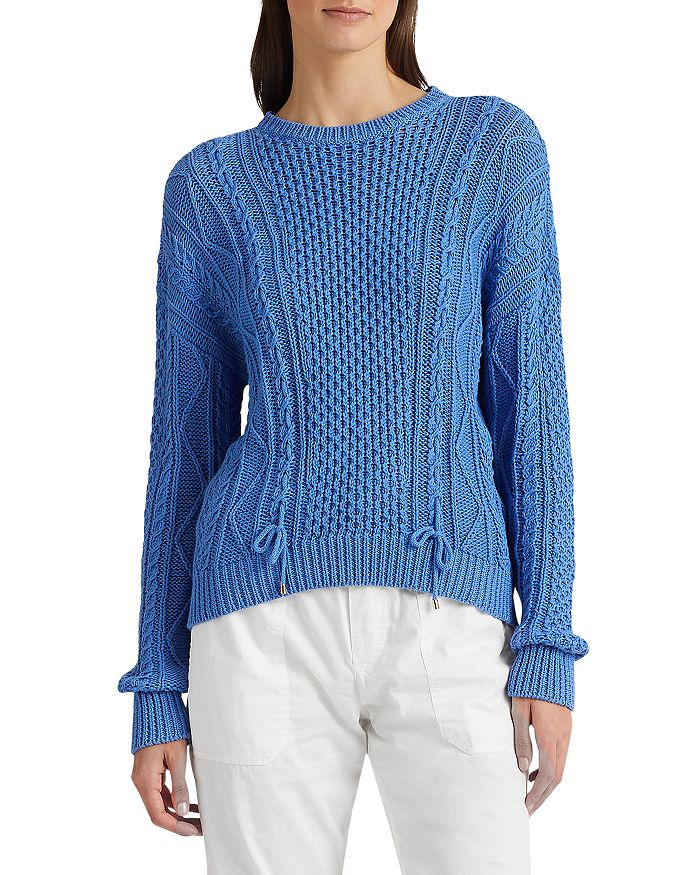 Ralph Lauren Cable Knit Sweater Bloomingdale's