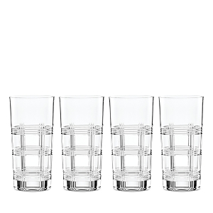 Shop Reed & Barton Hudson Highball Glasses, Set Of 4 In Clear