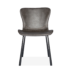 Euro Style Melody Side Chair In Dark Gray