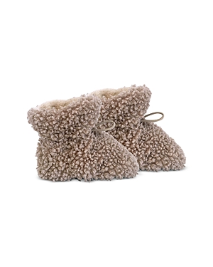 7am Enfant Unisex Baby Booties Plush In Oatmeal