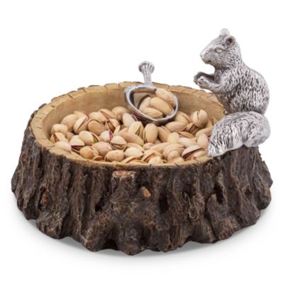 Standing Squirrel Nut Bowl
