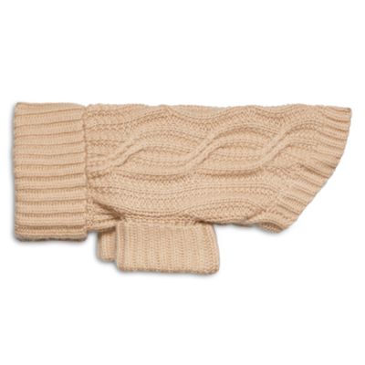 Vince - Wool and Cashmere Cable Knit Dog Sweater