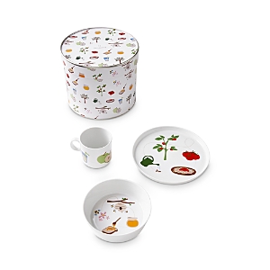 Degrenne Paris Eveil Gourmand Child's 3-piece Dinnerware Gift Set In White
