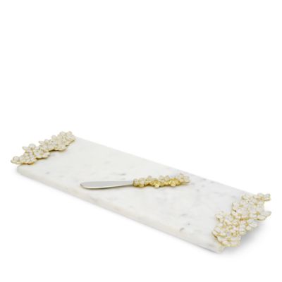 Cherry Blossom Small Cheese Board with Knife