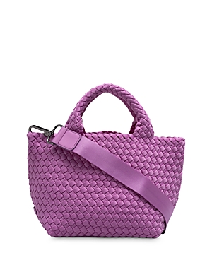 Naghedi St. Barths Woven Mini Tote In Orchid