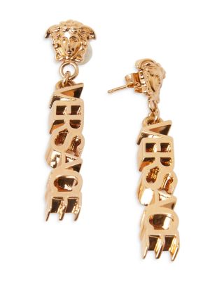 Versace - Medusa Logo Drop Earrings