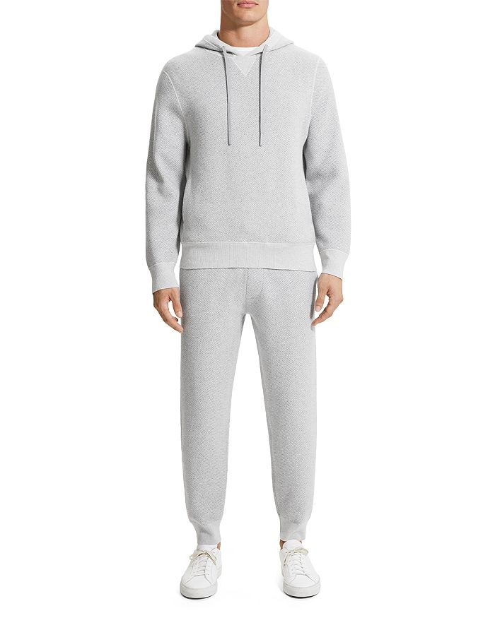 Theory - Alcos Herringbone Hoodie
