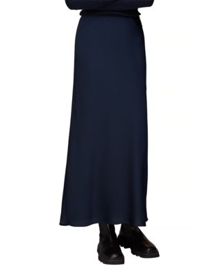 Bias Cut Maxi Skirt