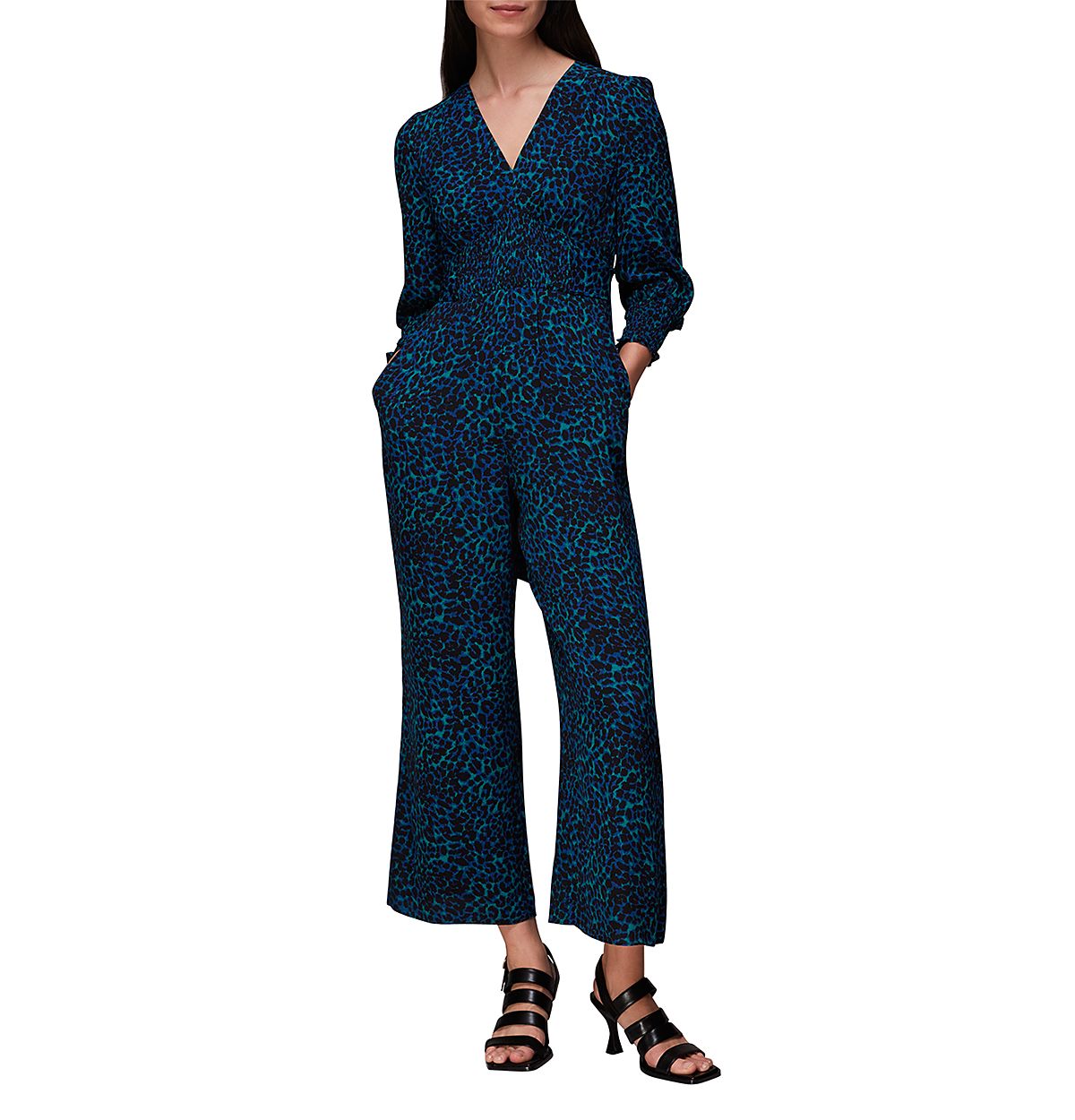 Whistles Forest Leopard Jumpsuit