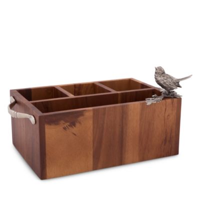 Song Bird Wood Caddy