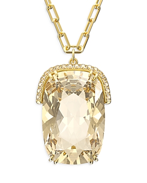 Shop Swarovski Harmonia Pendant Necklace, 29.5 In Yellow/gold